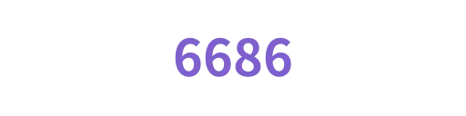 6686